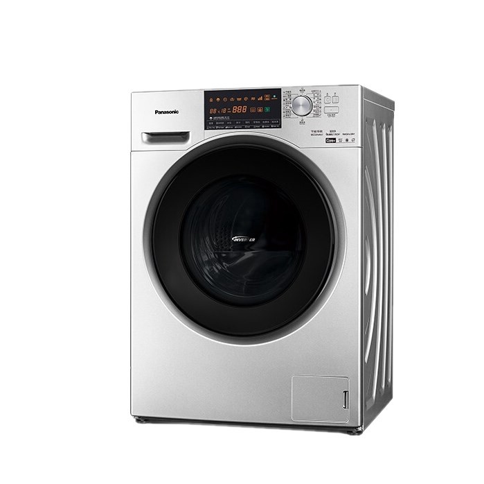 松下 滾筒洗衣機全自動10kg洗烘一體智能烘干除螨除菌