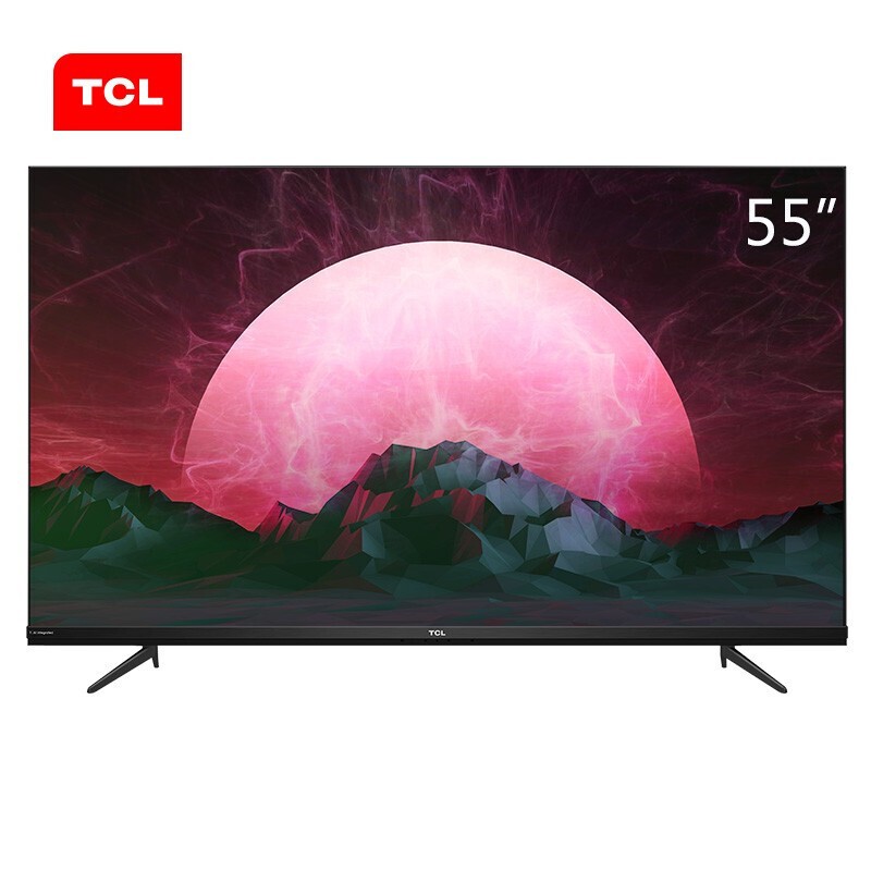 TCL电视 55V6 55英寸 免遥控AI声控超薄全面屏电视
