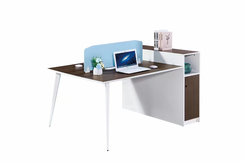 DL203办公室办公桌简约现代工位屏风员工职员办公桌椅组合