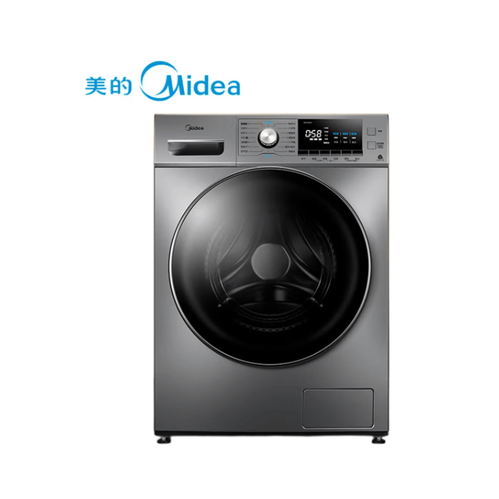 美的 10公斤洗烘一体滚筒洗衣机全自动变频除螨双蒸汽恒温洗