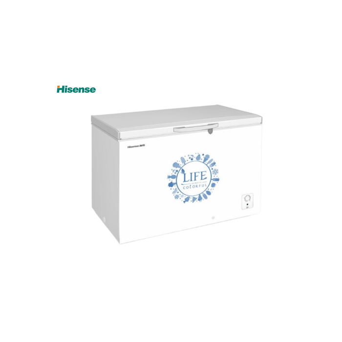 海信 308升一级能效大容量冰箱大冷冻力顶开门卧式冰柜