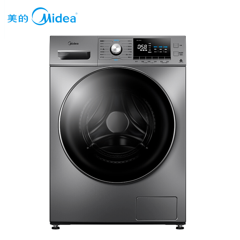 美的 10公斤变频洗烘一体除螨双蒸汽恒温洗滚筒全自动洗衣机