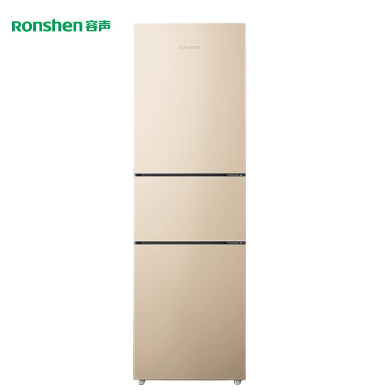 容声 206升三门电冰箱小型节能省电静音小冰箱冷冻冷藏电冰箱