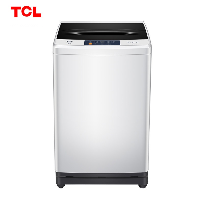 TCL 10公斤一键脱水全自动大容量小体积四重智控波轮洗衣机