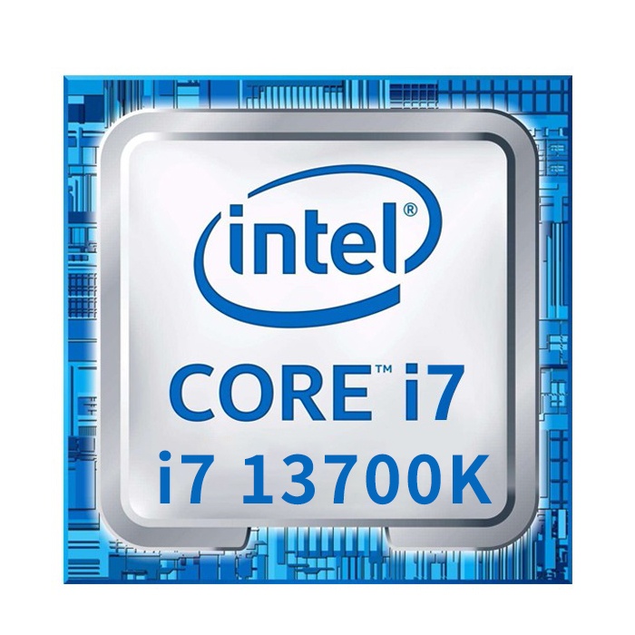 英特尔13代酷睿i7 13700K台式机组装电脑CPU处理器