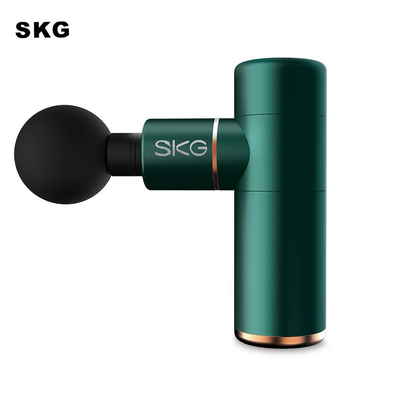 SKG F3肌肉放松器mini按摩枪多功能健身按摩器极光绿