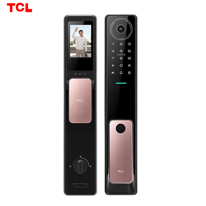 TCL 智能指纹锁可视猫眼防盗NFC开锁防电磁干扰包安装租物