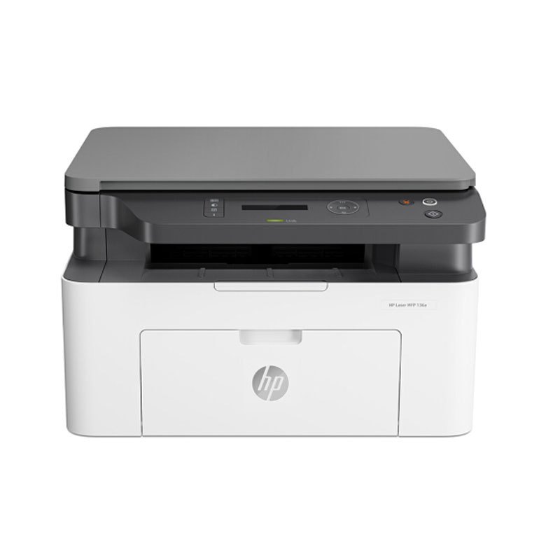 全新惠普136A黑白激光打印复印扫描一体机