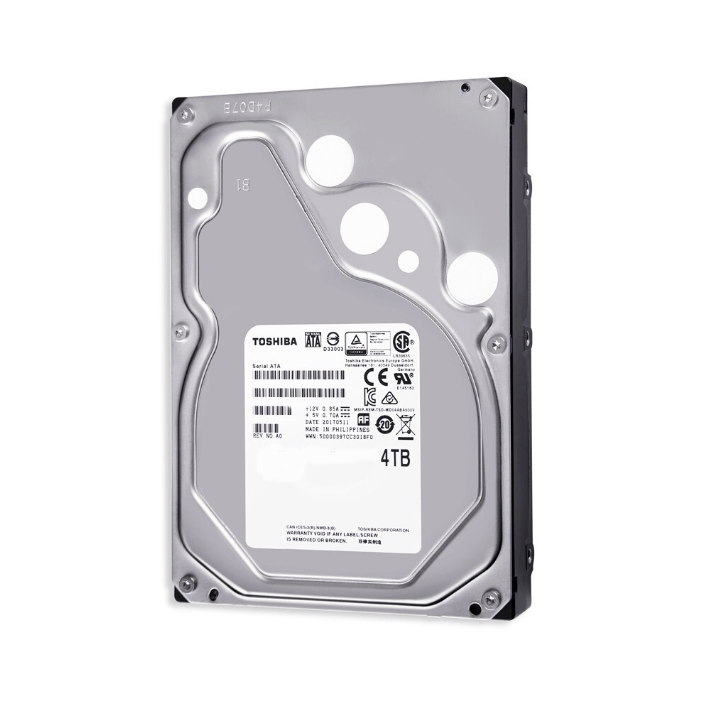 东芝TOSHIBA 4TB 企业盘 台式机机械硬盘