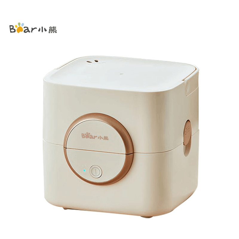 小熊 电热饭盒1.2L真空保鲜方形双层循环沸腾加热防干烧保护