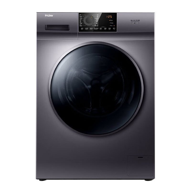 海尔家用滚筒洗衣机全自动带烘干洗烘一体机10kg一级能效变频