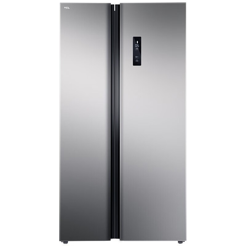 TCL 521升 对开门冰箱二级能效风冷无霜防串位 星辰银