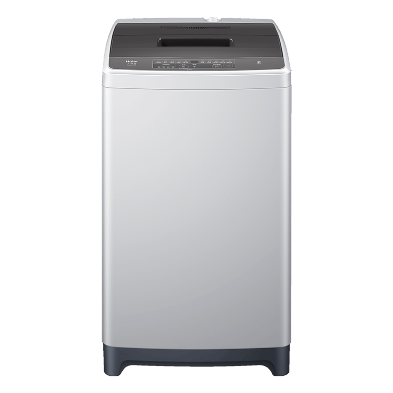海尔全自动洗衣机8公斤波轮洗脱一体节能小型智能称重预约筒自洁