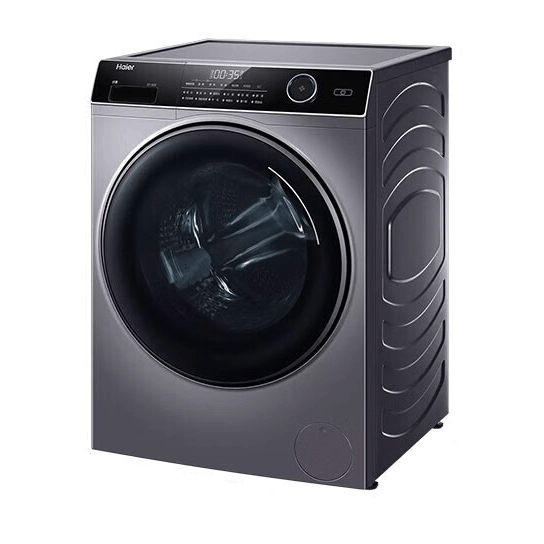 海尔洗衣机 全自动滚筒 纤美超薄机身 一级能效变频 9kg