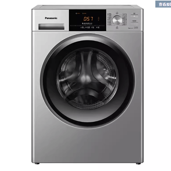 松下滚筒洗衣机8公斤全自动家用洗脱一体XQG80-N82ST