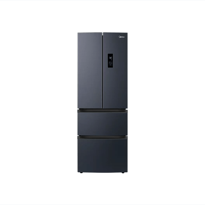 美的345法式 双开门四门嵌入式电冰箱 超薄家用 风冷无霜