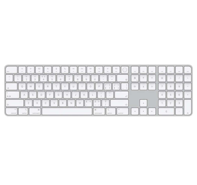 全新苹果键盘-带有触控ID和数字小键盘的妙控键盘 速发
