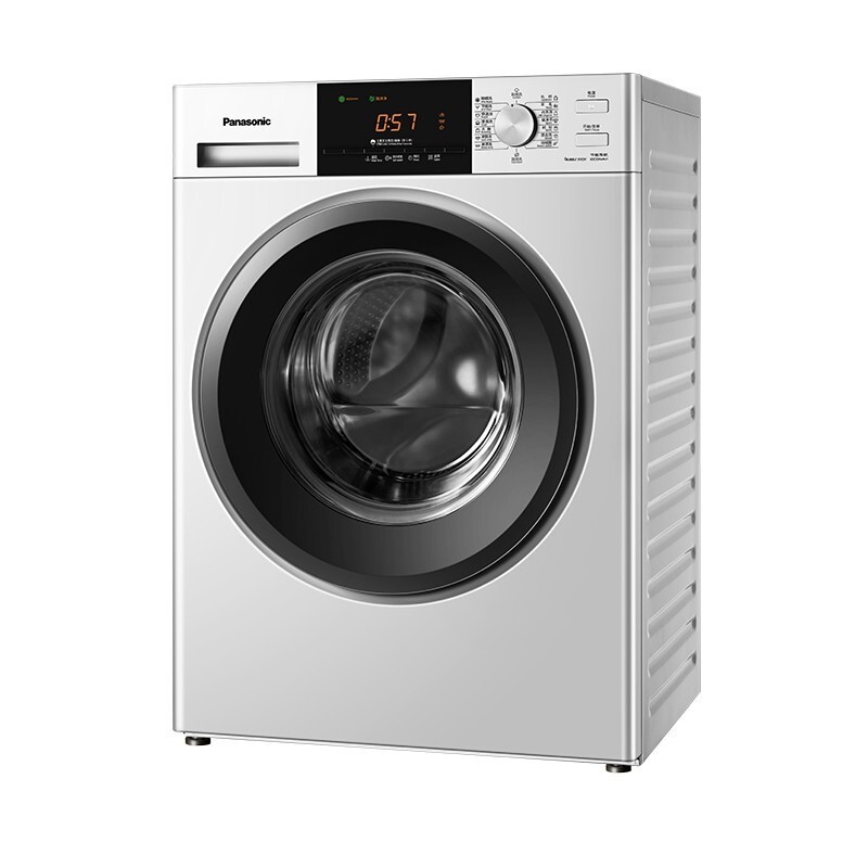 松下滚筒洗衣机 全自动变频滚筒洗衣机9公斤家用大容量除螨洗