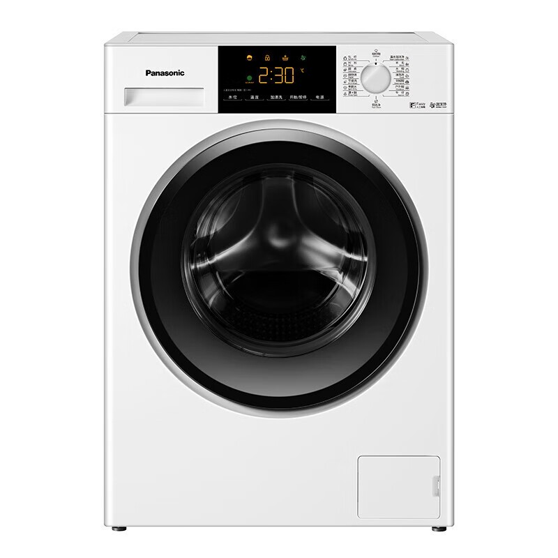 松下洗衣机 家用全自动10公斤变频滚筒洗衣机温水泡沫净