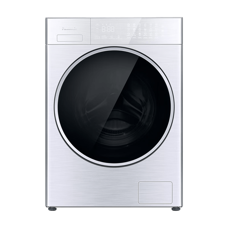 松下洗衣机 10kg滚筒洗衣机全自动极速银除螨洗95除菌