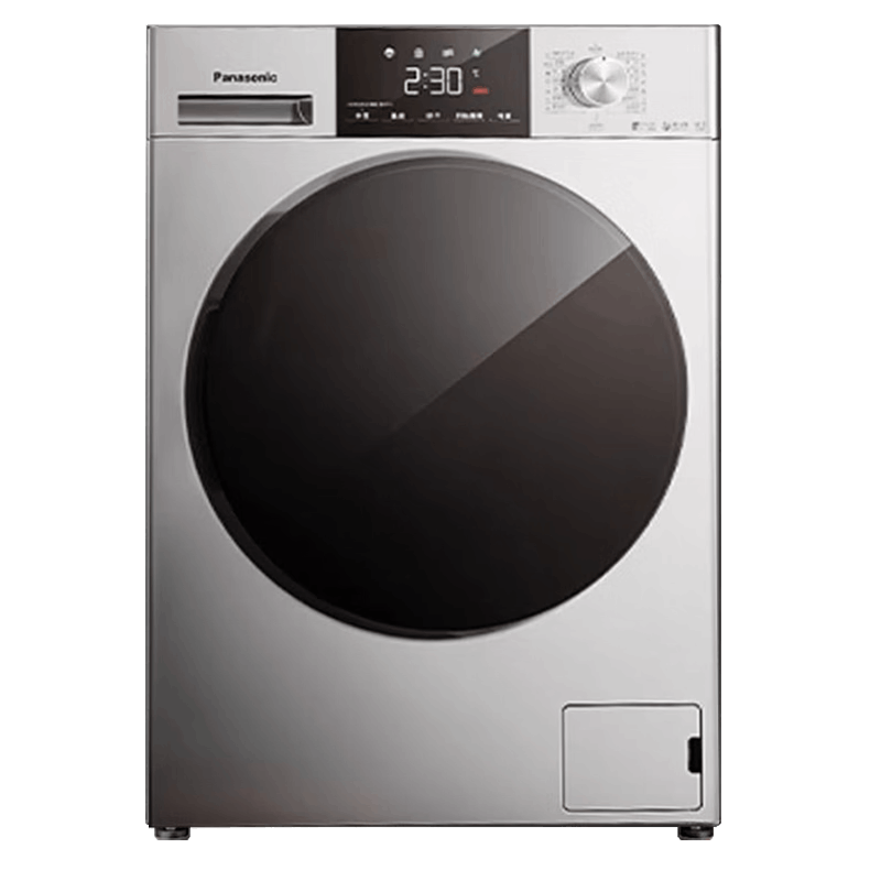 松下滚筒洗衣机家用10公斤超薄机身全自动拾光系列洗烘一体