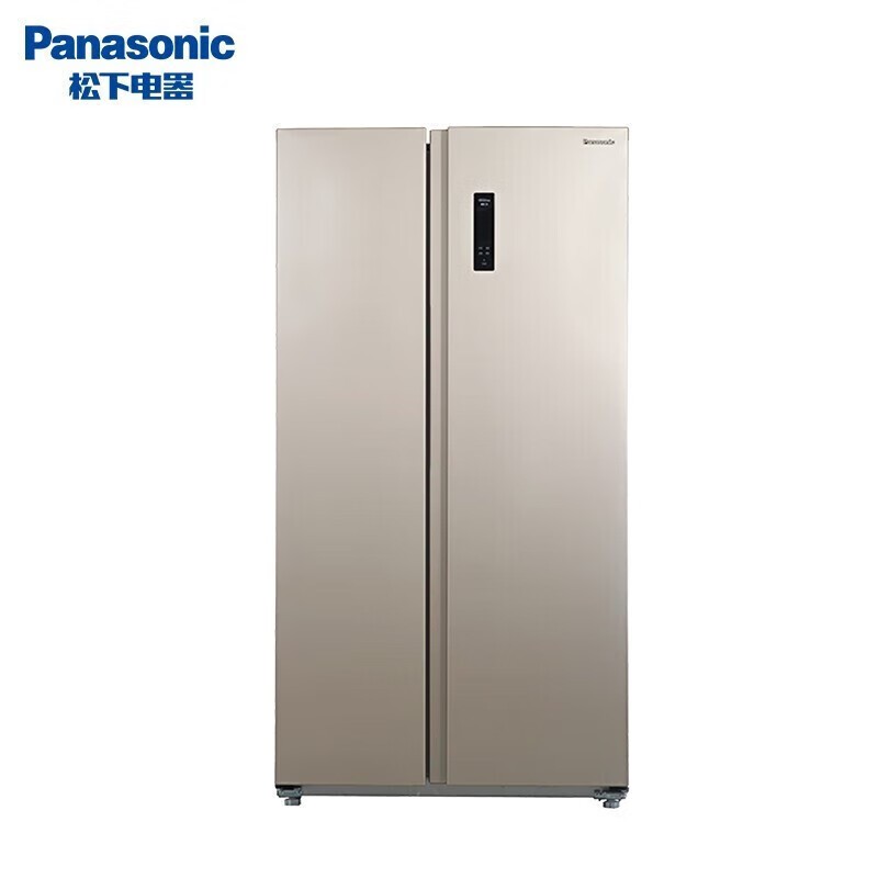 松下冰箱 632升对开门大容量一级能效银离子净味除菌典雅金