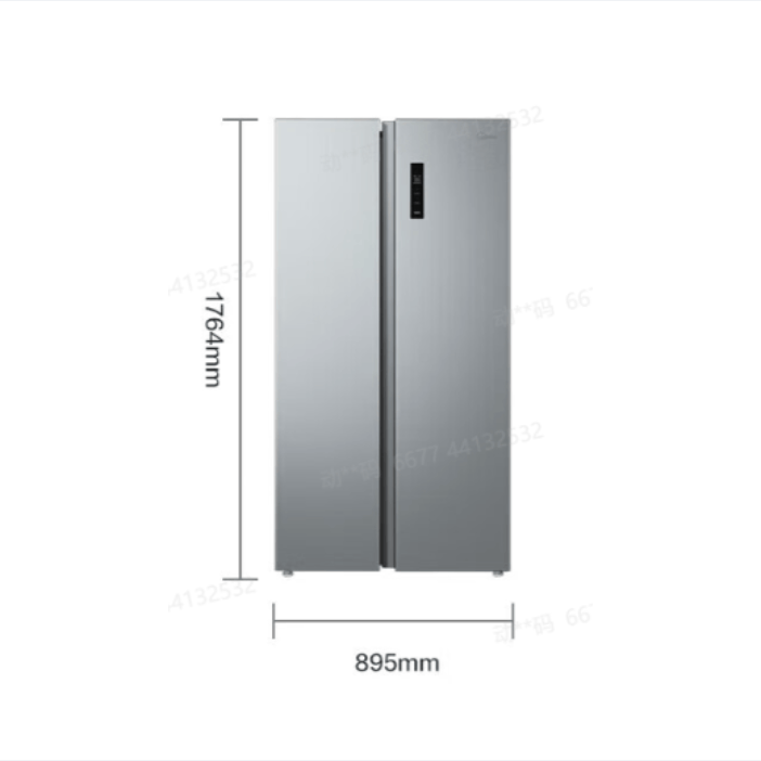 美的冰箱558升对开门冰箱智能家电立体循环风冷无霜纤薄机身