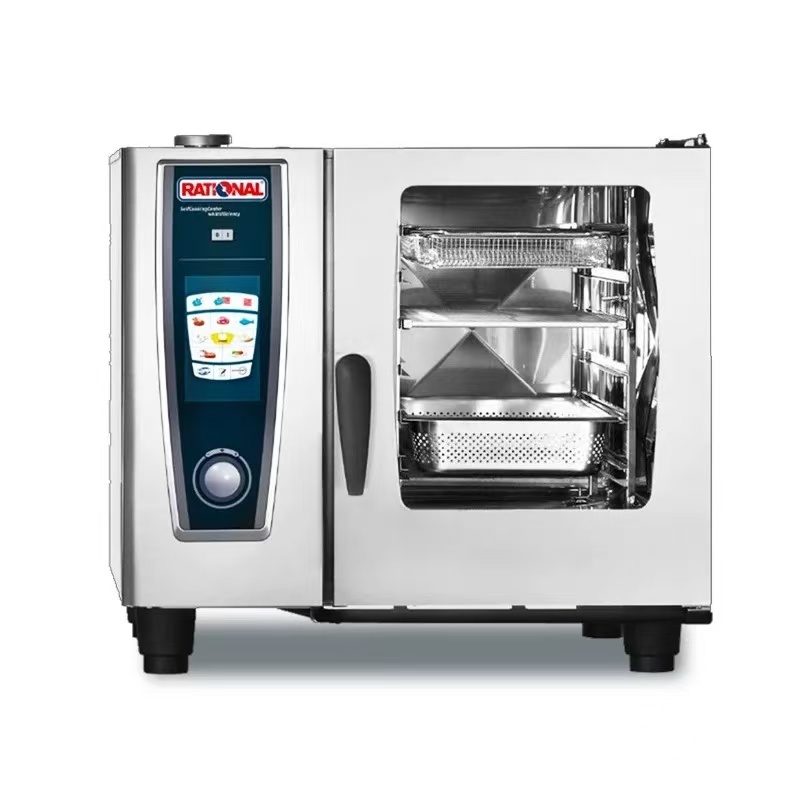 6层RATIONAL乐信万能蒸烤箱德国进口商用烤箱触摸屏电脑