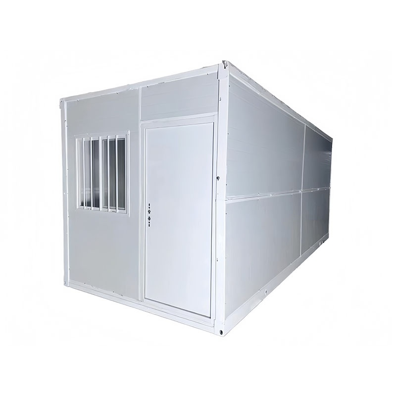 白色中腰折叠房工地临时宿舍